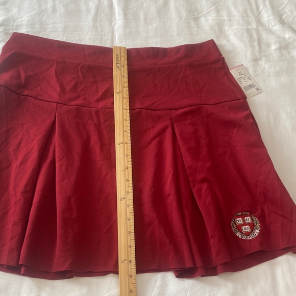 Zoe + Liv Burgundy Mini Skirt - Picture 5 of 6